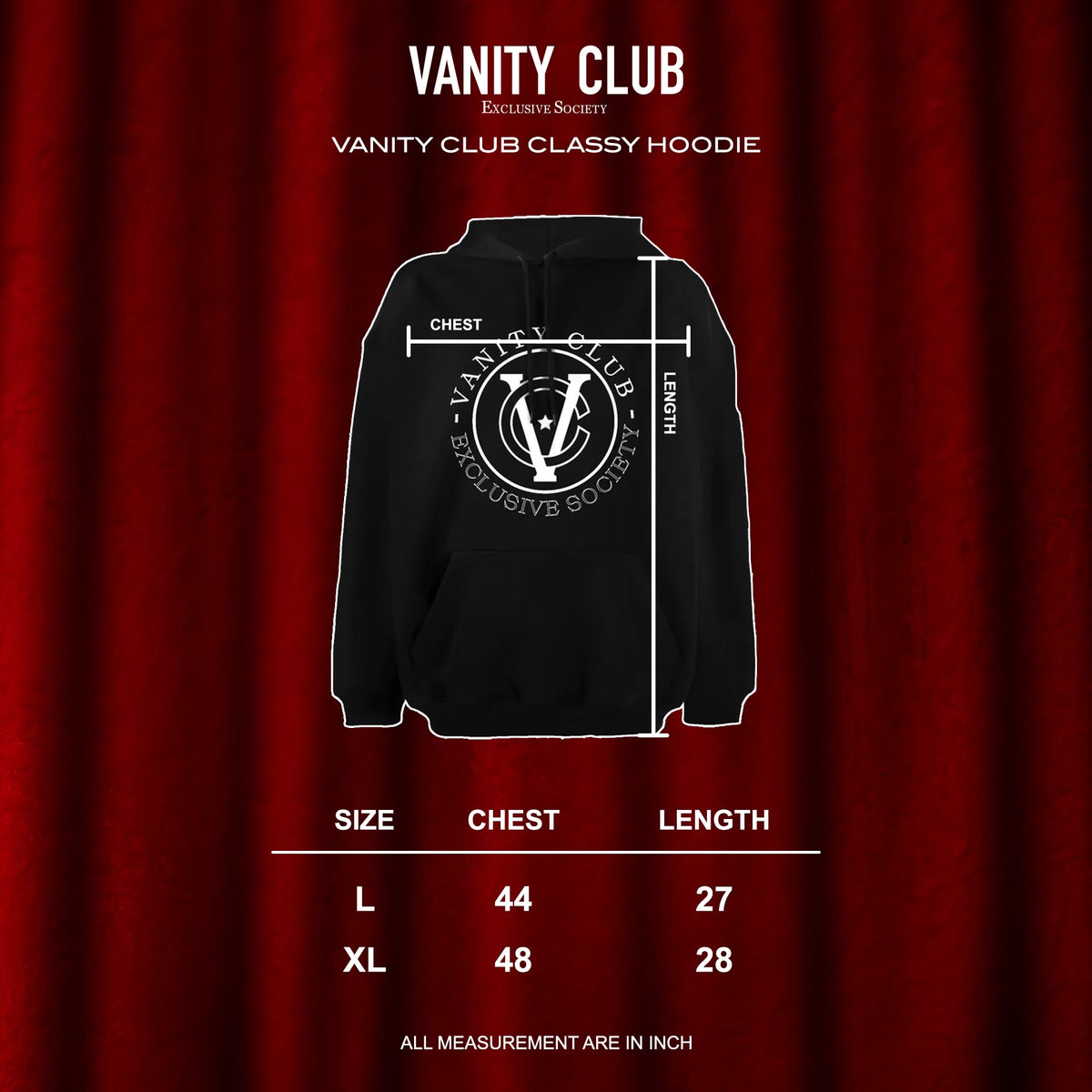 Vanity Club Classic HOODY